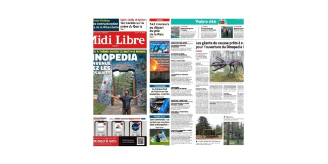 Dinopedia-Parc Lozère Accueille ses Premiers Visiteurs !"