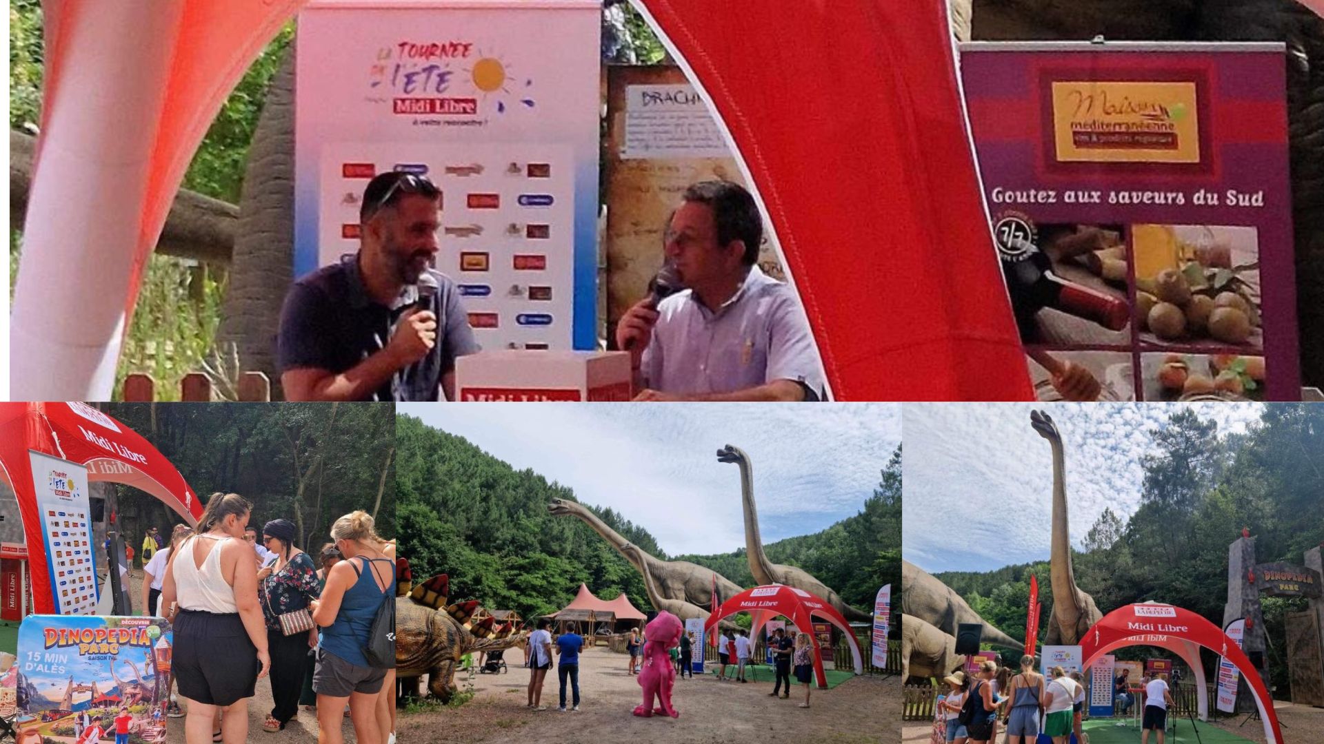 La tournée Midilibre à Dinopedia-Parc