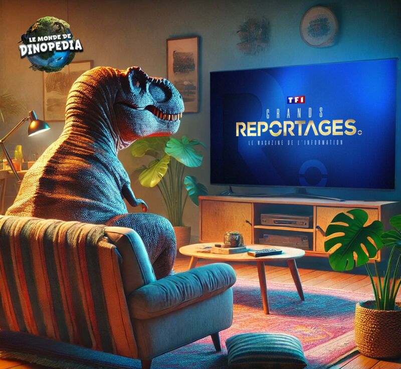 grand reportage TF1 Dinopedia-Parc Trévoux