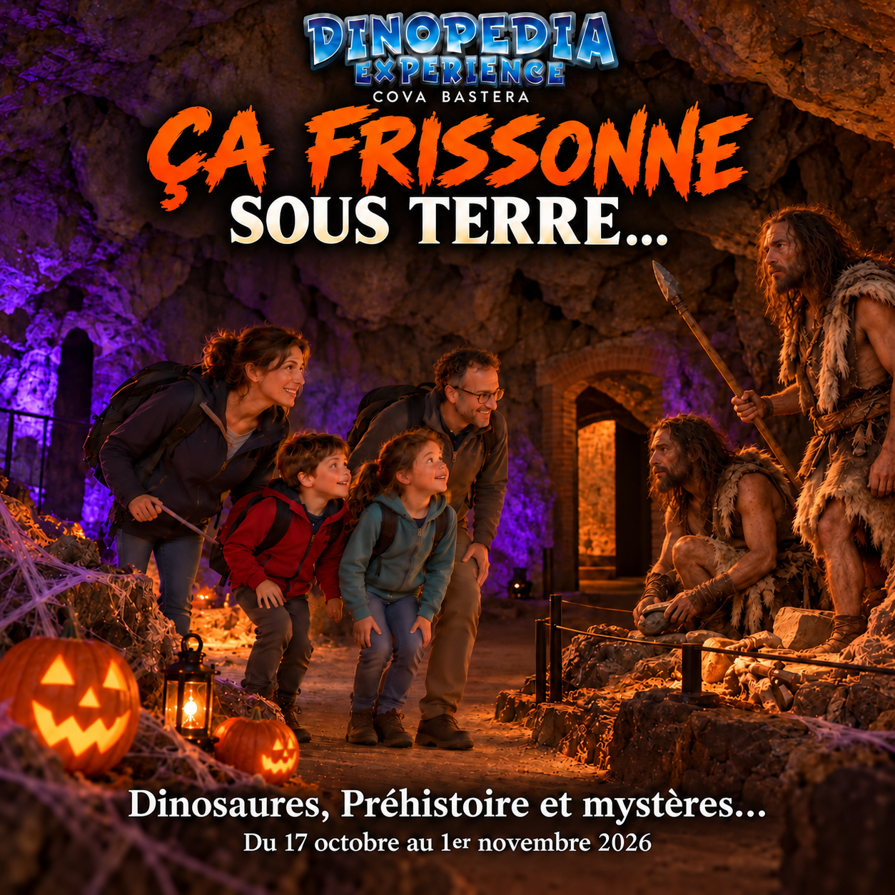 Halloween sous terre à Dinopedia Expérience