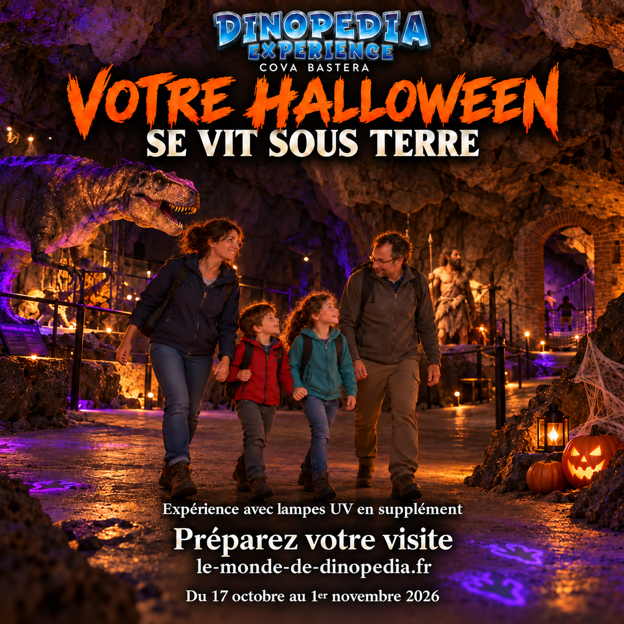 Préparez votre Halloween à Dinopedia Expérience